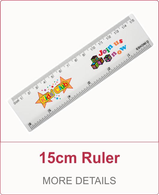 15cm 6inch Ruler with full colour print