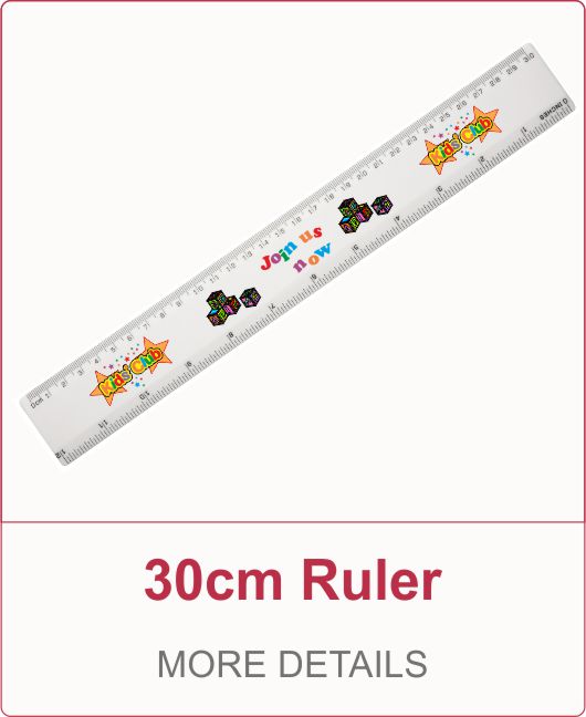 30cm 12inch ruler printed in full colour