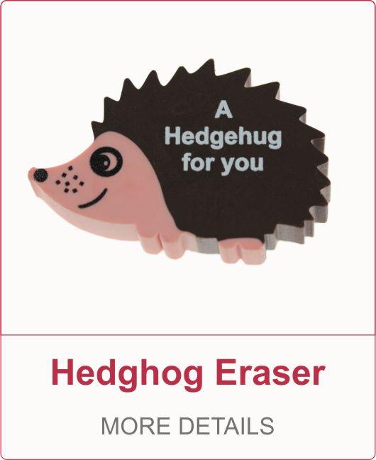Hedgehog Shape Eraser
