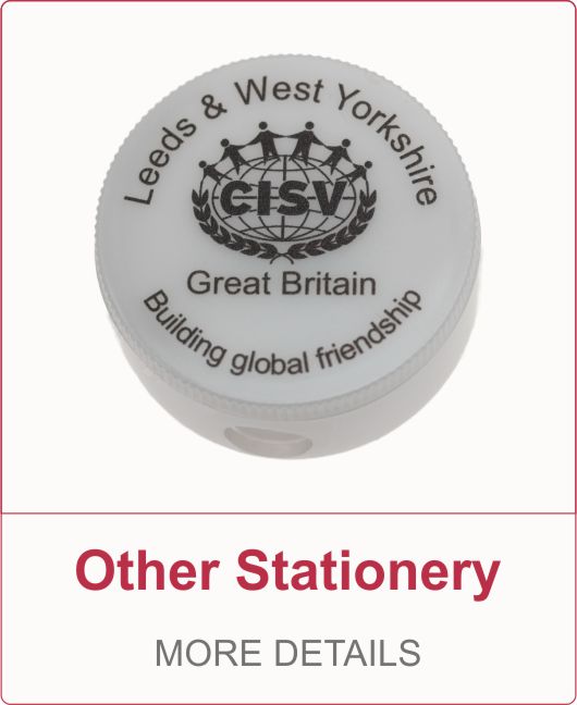 A range of stationery which can be personalised as a promotional gift or souvenir