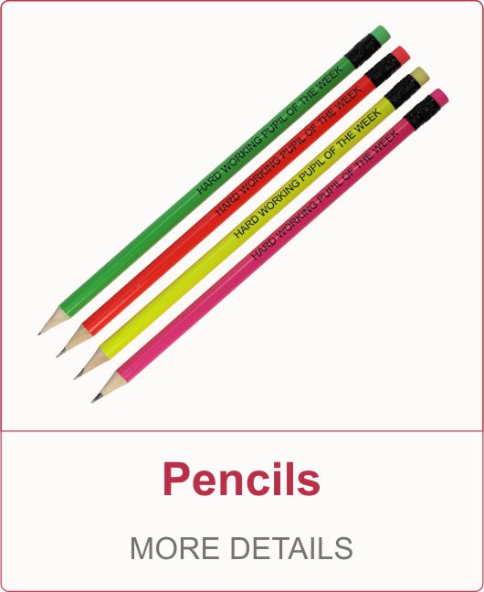 A range of pencils which can be personalised as a promotion gift or souvenir