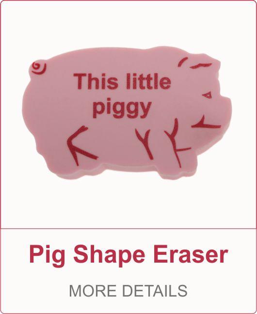 Pig Shape Eraser