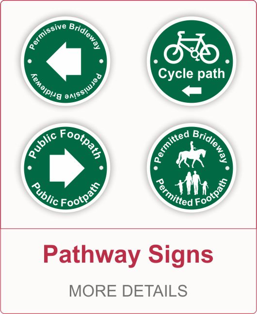 Footpath, Cyclepath Signs