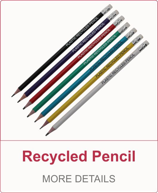 Recycled Plastic Pencil, Personalised, Printed, Promotional Item, Souvenir