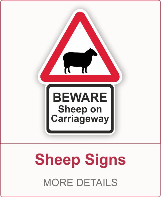Sheep Warning Sign
