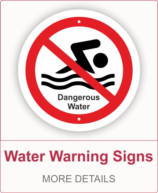 Water Warning Signs