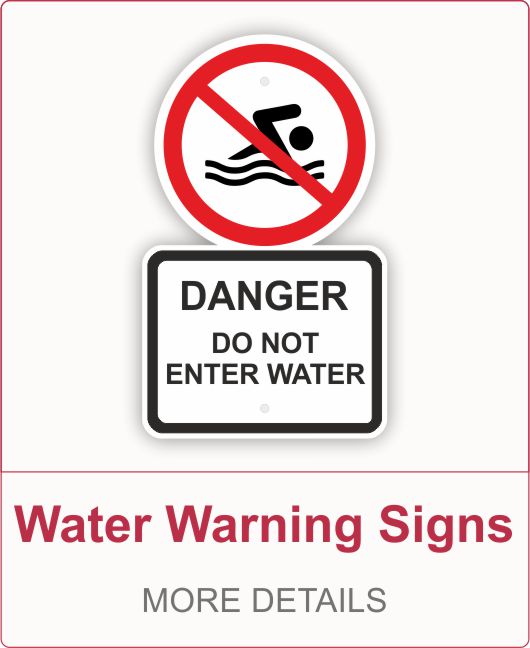 Water Warning Signs
